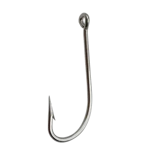 Anzuelo de Pesca Acero Sencillo Recto Nº 18 Kirby Sea Mustad 100 Unds